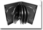 33mm Multi-10 DVD Box/ Black